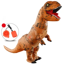 2021hot sale  tyrannosaurus Rex inflatable dinosaur performance clothes Christmas adult inflatable clothes cartoon doll props