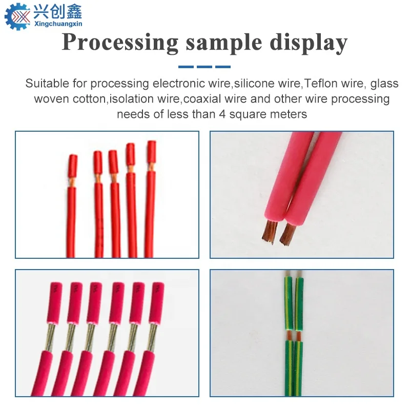 Good Price double cutting automatic high yield wire stripping machine(range 0.1-6mm2)