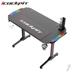 2020 Modern office computer table computer gaming desk for gamer