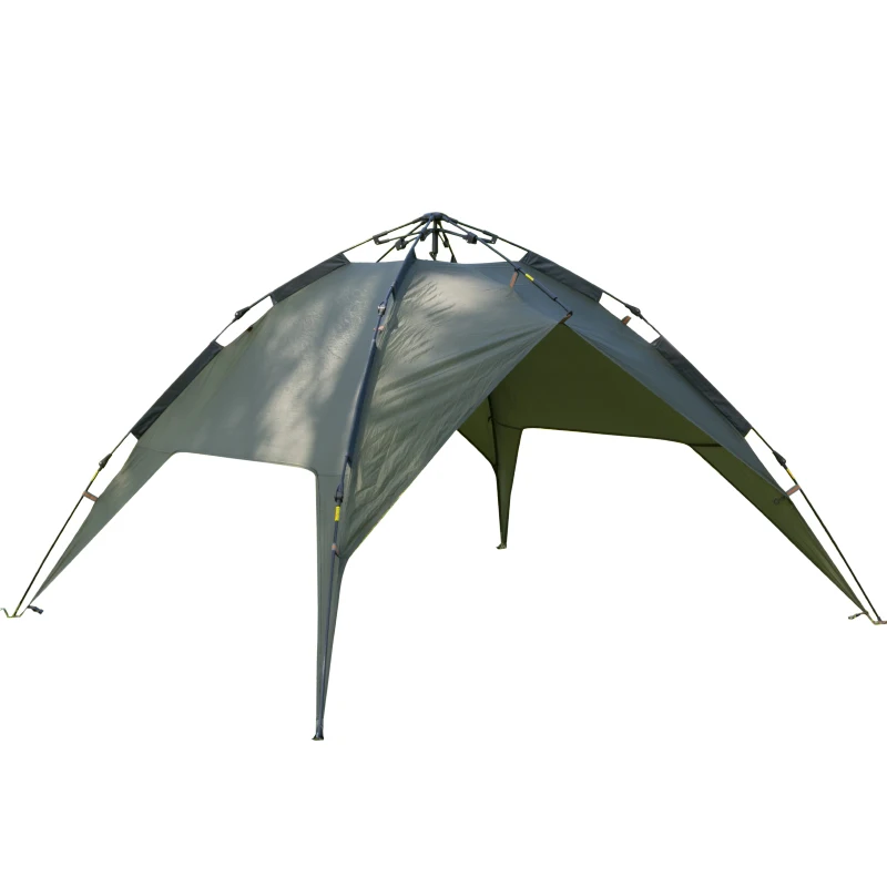 3-4 Men Easy Up Automatic Open Folding Outdoor Tents One Touch instant Camping Tent with Umbrella Frame for family outdoor kamp