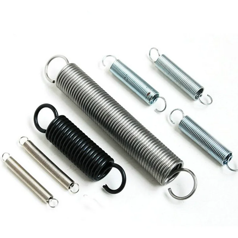Customized size stainless steel lifting spring single and double hook tension spring double torsion spring