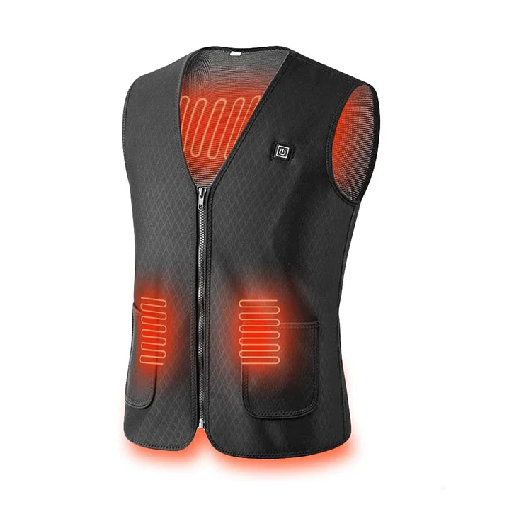 Intelligent Magnetic Theraphy Heating Vest Usb 8 Areas Heated Jacket Neoprene Unisex Warming Power