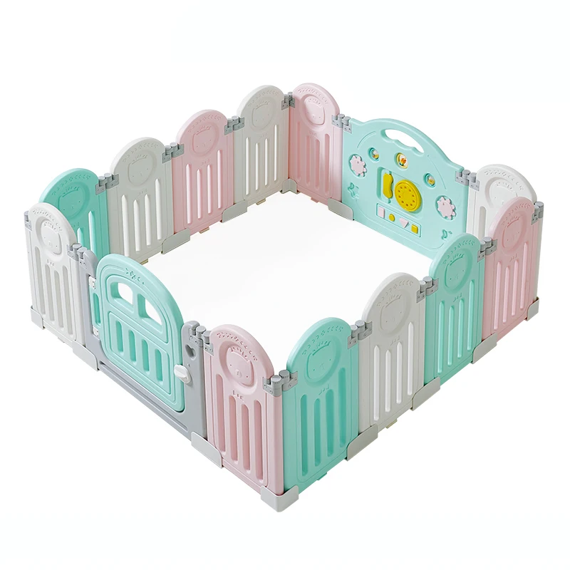 BabyGo Foldable Baby Safety Playpen Indoor Outdoor Children Activity Center Toddler Crawl Play Yard Kids Baby Fence Playground