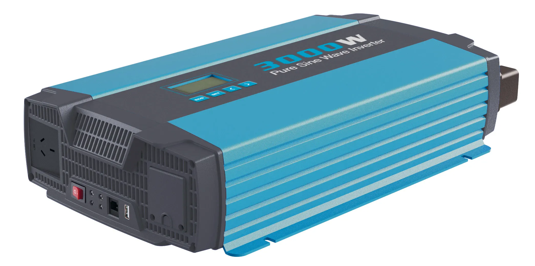 Factory Direct 3000W Continuous 6000W Peak Power Pure Sine Wave AC Inverter 12Vdc to 240Vac Power Converter