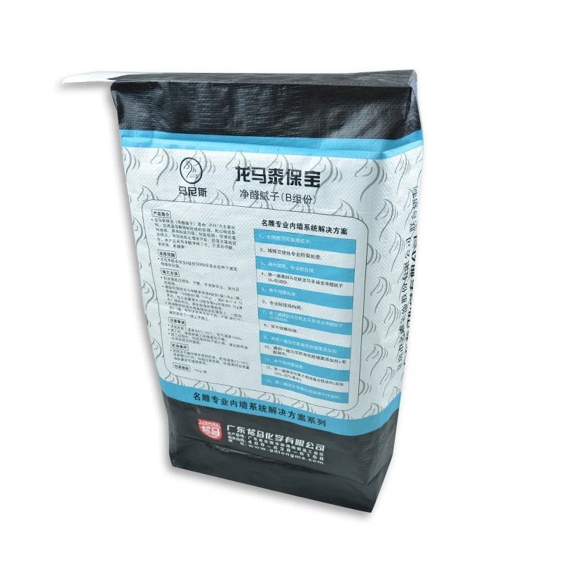 
50kg 25kg square bottom industrial plastic pp woven ad star cement bulk bags 