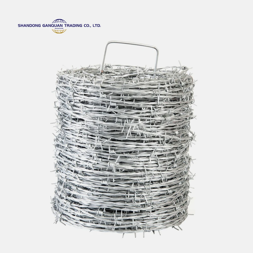 GQ Hot Dipped Galvanized Barbed Wire Price Per Roll (1600401527617)