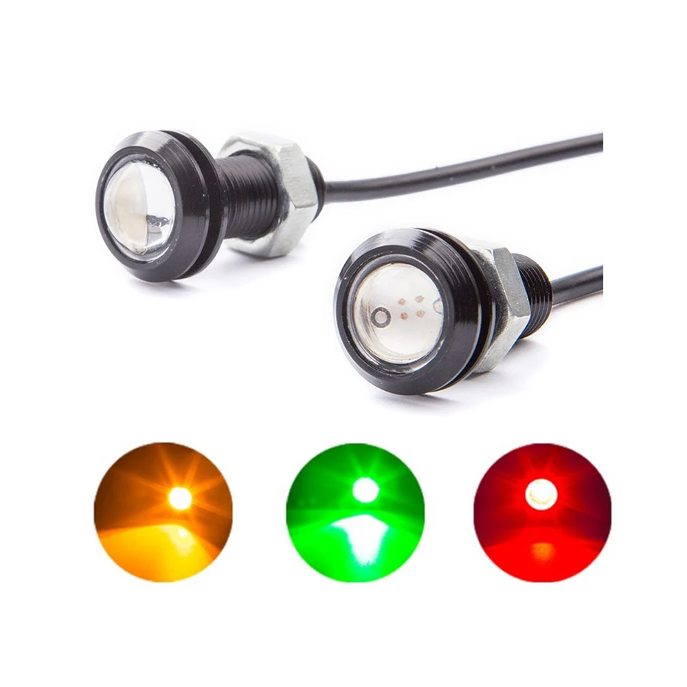 23Mm Strobe Flash Eagle Eye Lamp Led Daytime Car Motor Led Tail Lamp