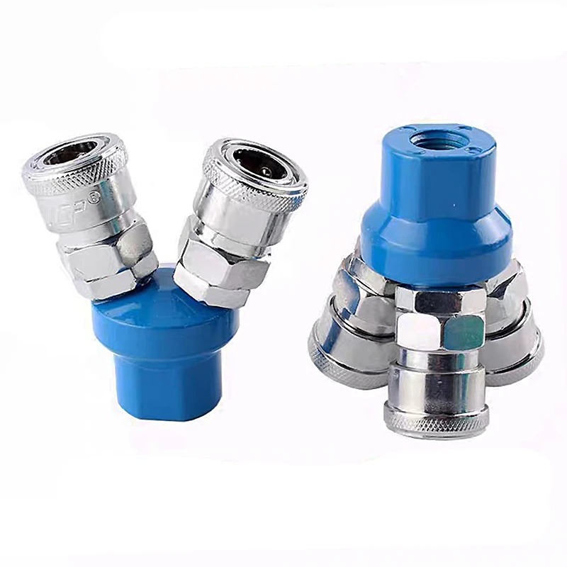Pneumatic Fittings Push in air Hose Quick Release Connector C Type SM Carbon Steel Many Way Pneumatic Quick Coupling Fittings