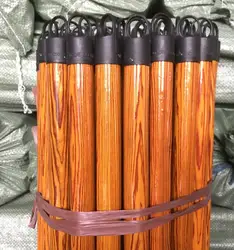 eucalyptus Italian thread  PVC coated handles Broom wooden Stick handles broom stick wooden handles