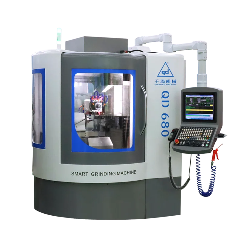 QD680 Six-axis CNC Tool Grinding Machine for End mill making digital controlling grinder