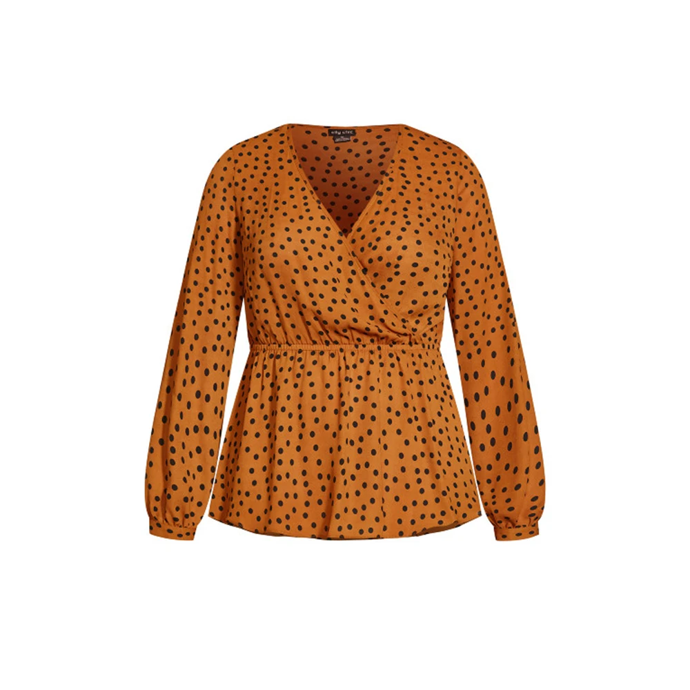 Женская эластичная вечерняя Модная рубашка с V-образным вырезом и открытой пуповиной