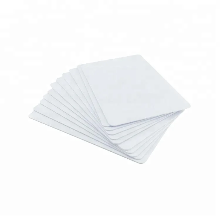 Factory Sell PVC RFID Card 13.56Mhz  NXP NTAG 215 Card White Printable NFC Cards