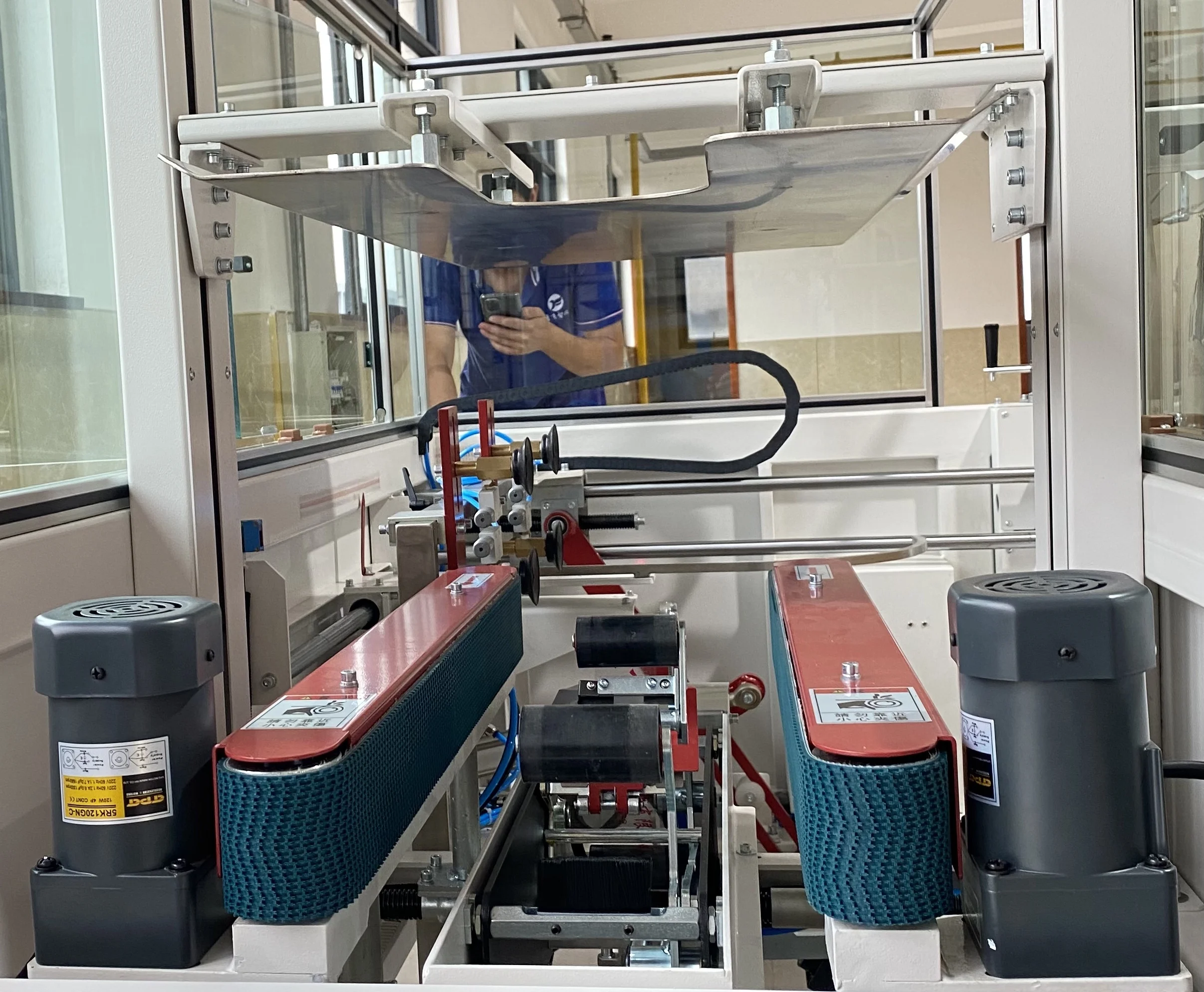 Fully Automatic Tape Box Case Carton Erector Machine Box Erecting Machine