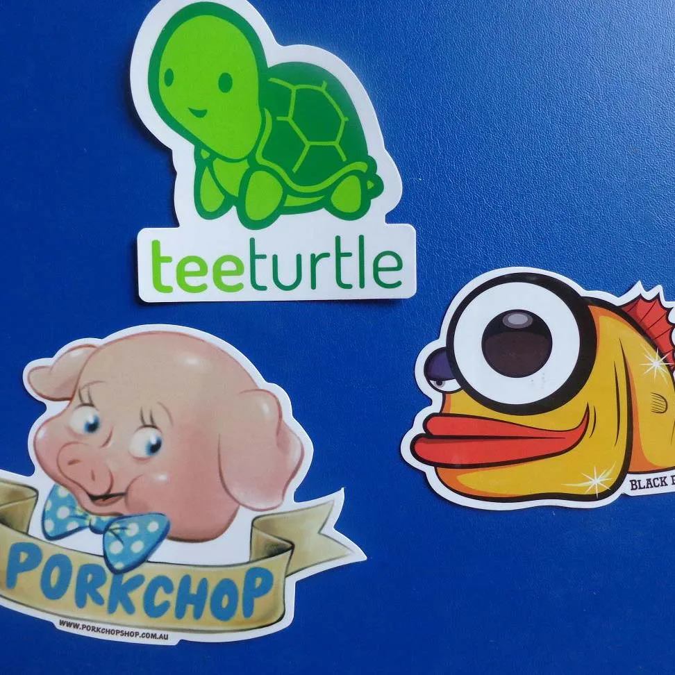 Custom Adhesive Label Cartoon Design UV Die Cut Sticker Printing Waterproof Recyclable PVC Vinyl Stickers