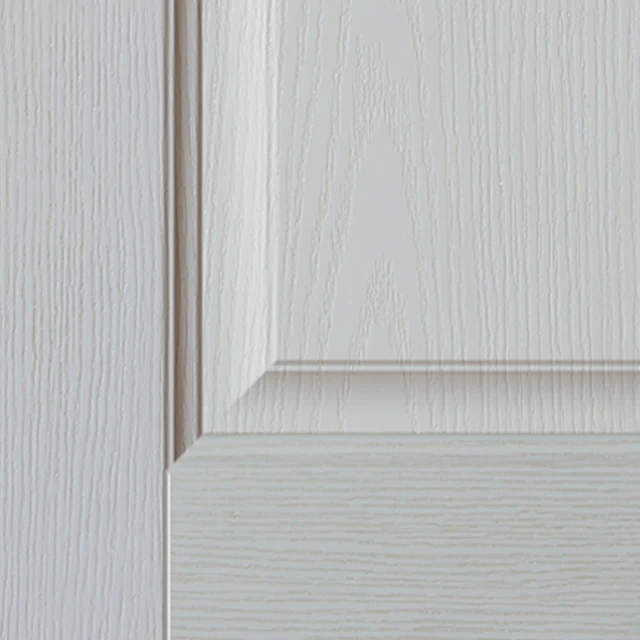 
GO-B10 Modern titanium white primer door skin panel wood grain moulded mdf/hdf door skin sheet 