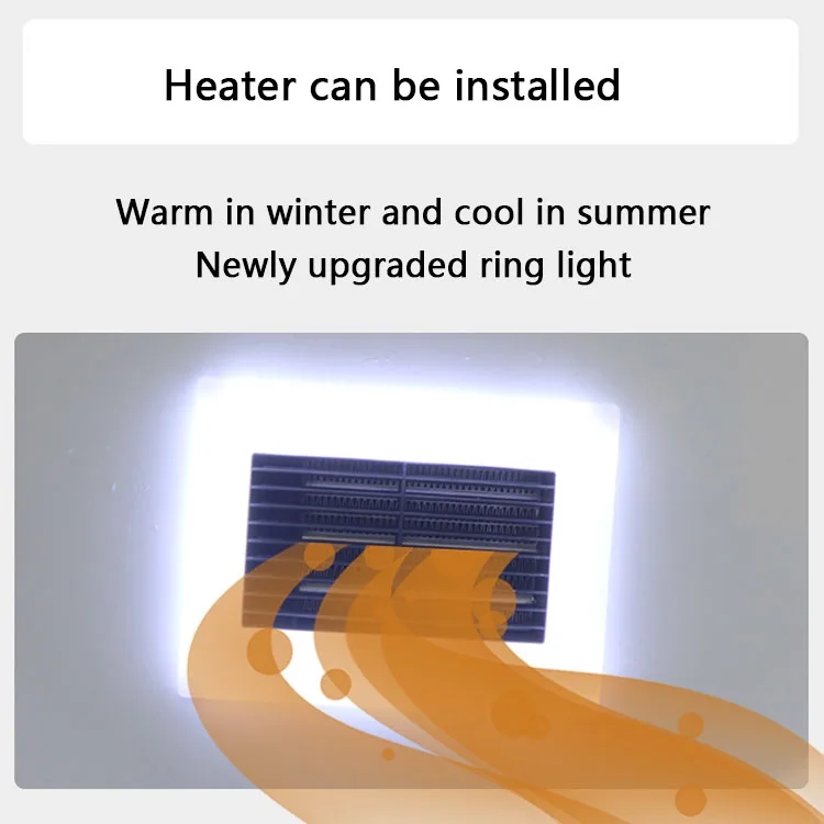 WinFair Luxury Enclosed House Simple Aluminum Waterproof Tempered Glass Bathroom Enclosure Walk In Top Cover Shower Room