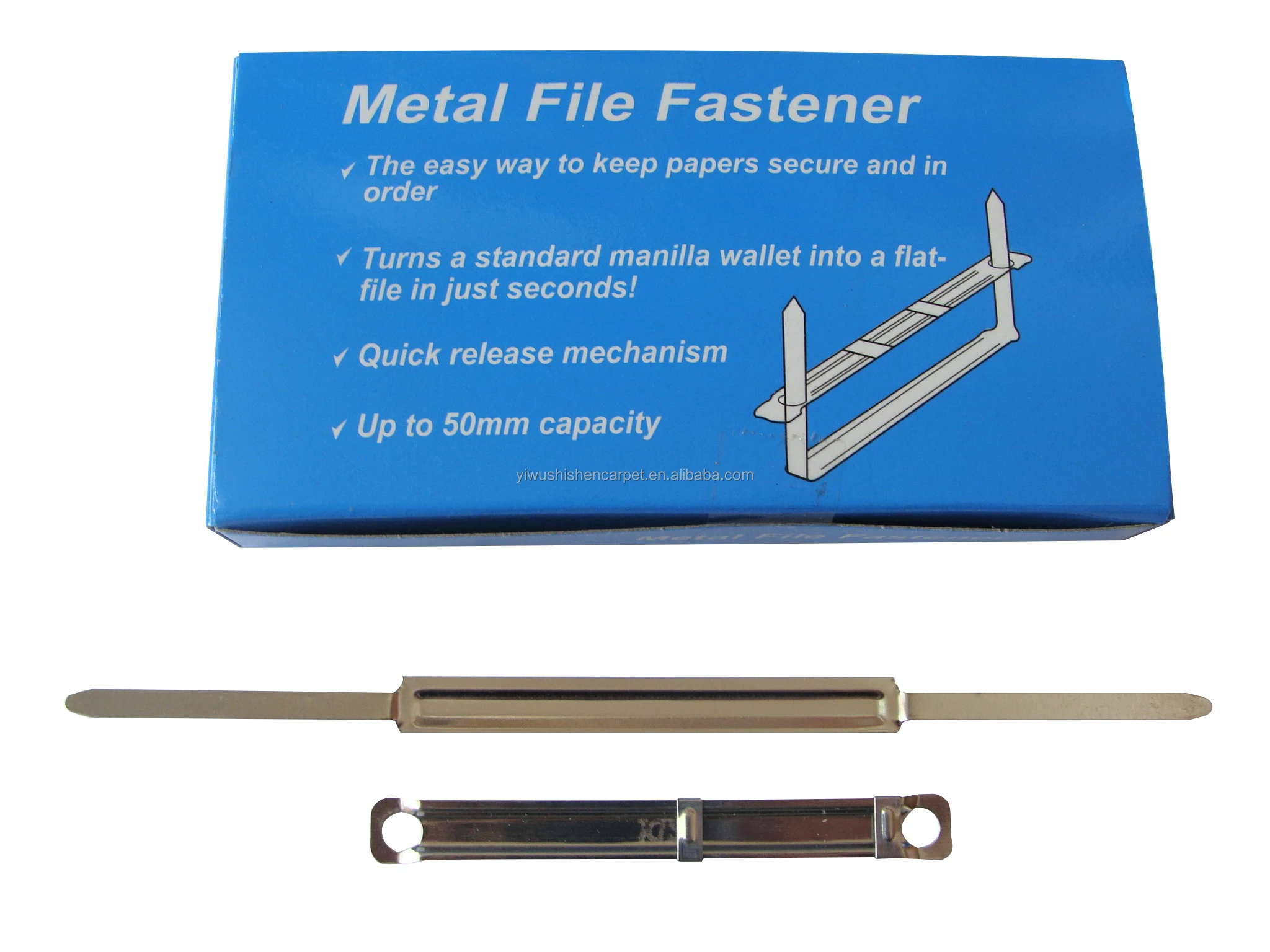 File fastener wholesale 7cm 8cm echo joyco plus metal folder accessories paper file fastener