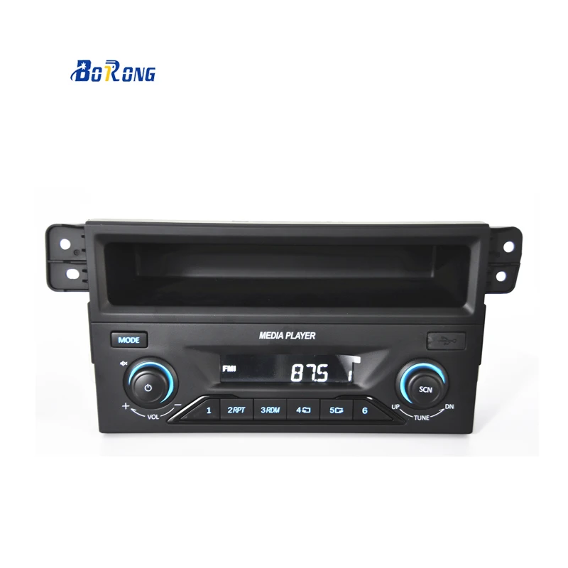 TOP Car Radio MP3 Player 12V 24V FM Radio AUX Input Stereo Audio