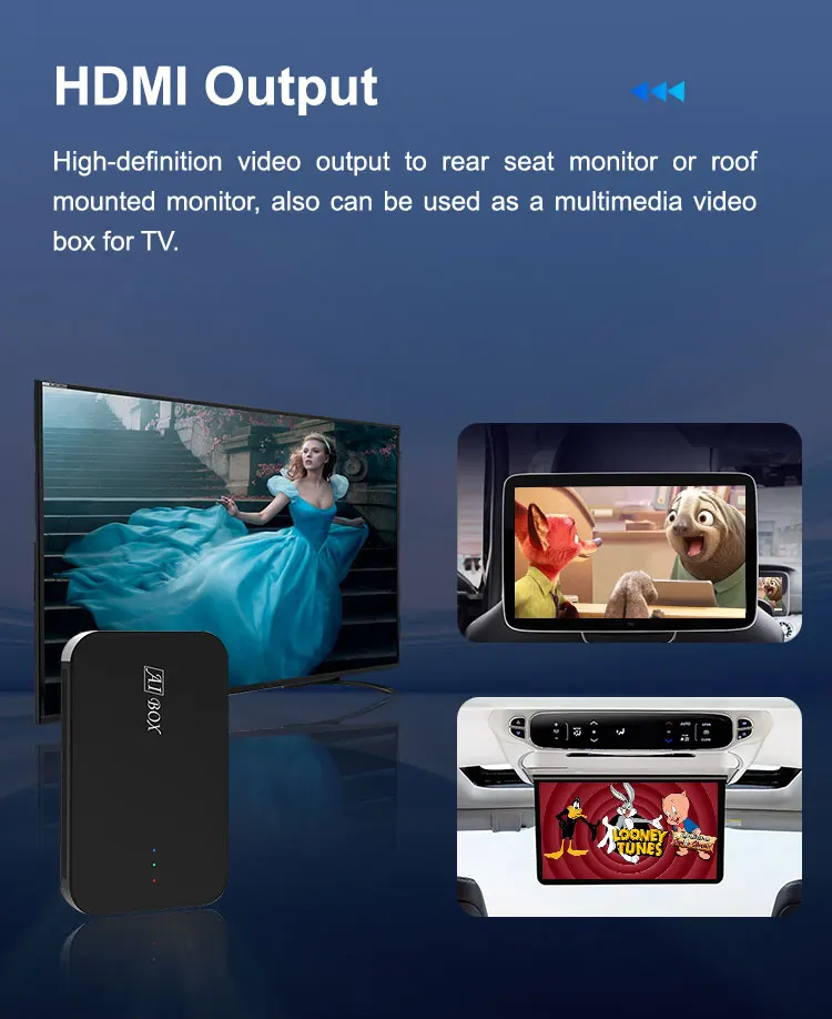 2022 4G LTE USB Android Auto Multimedia Wireless CarPlay Smart Multi Media Steam WiFi Adapter AI Box for Car Apple