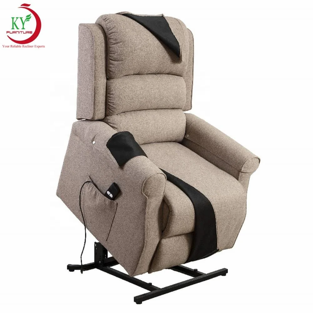 JKY Furniture ZOY Modern Design Comfortable Soft Fabric Good Electric Power Lift Recliner Chair with for Elderly Patient