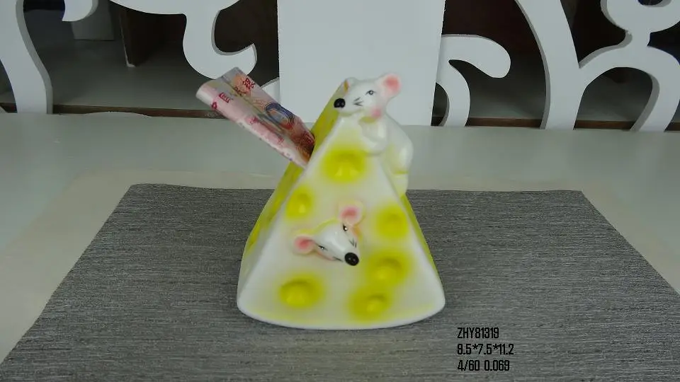 Year of The Rat Mouse Piggy Bank 2020 Chinese New Year Mouse Mascot Doll Piggy Banks Gift for Kids Novelty