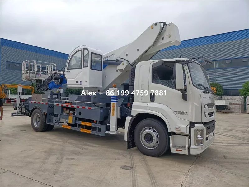 4x2 ISUZU 45m bucket truck manlift truck high working truck