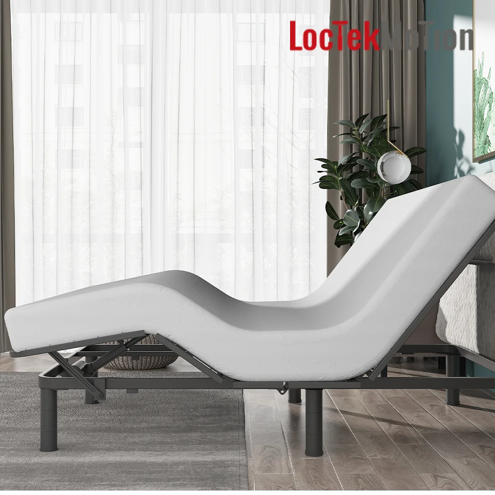 Современная двойная регулируемая электрическая кровать размера XL