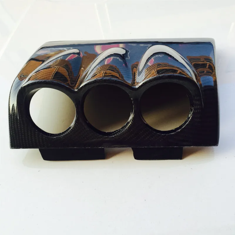For Skyline R34 skyline GTT Triple gauge pod carbon fiber (60mm hole)