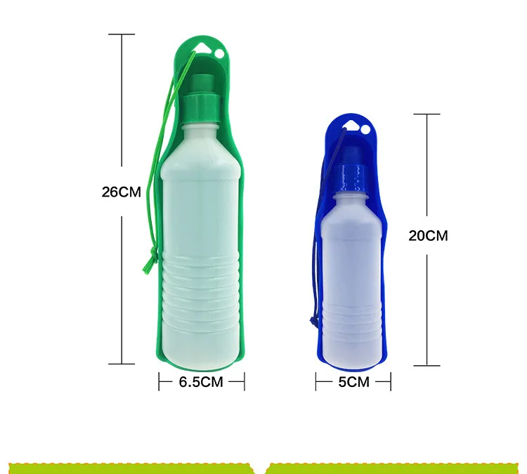 
Hot selling 500ML dog water fountain pet drink bottle feeder 