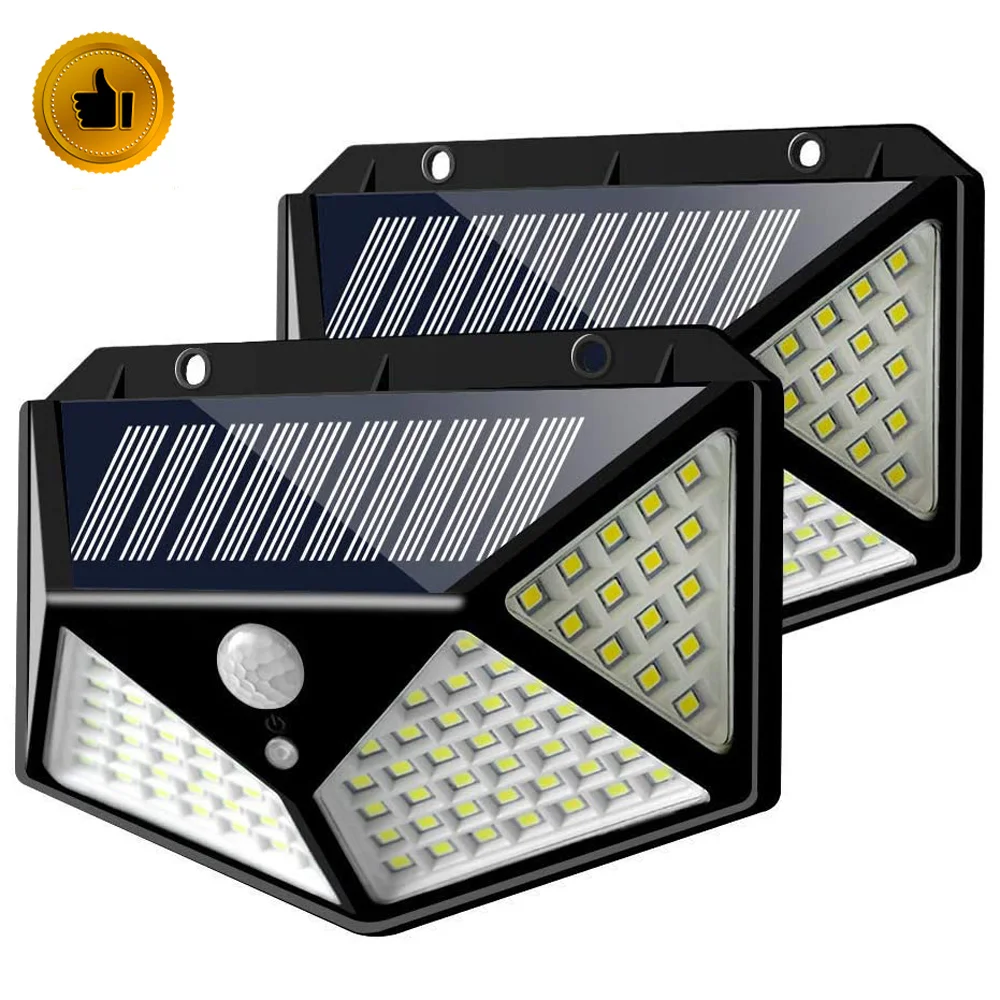 
IP65 Waterproof home led solar light PIR motion sensor Outdoor solar security wall light 