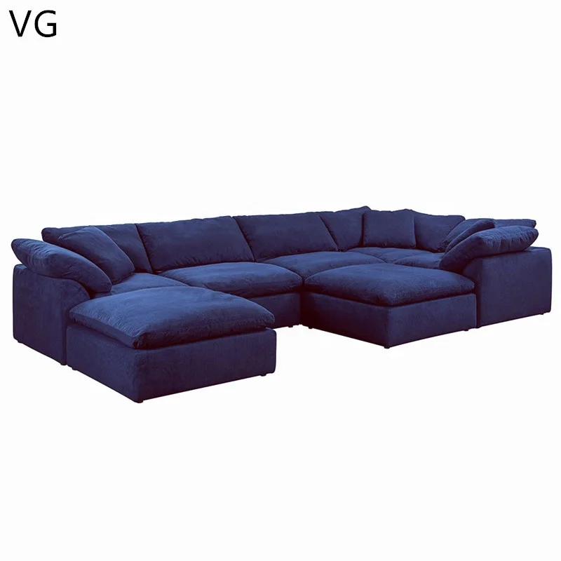 New modern style furniture Black fabric Bedroom furniture Hotel Apartment Suite living room sofa