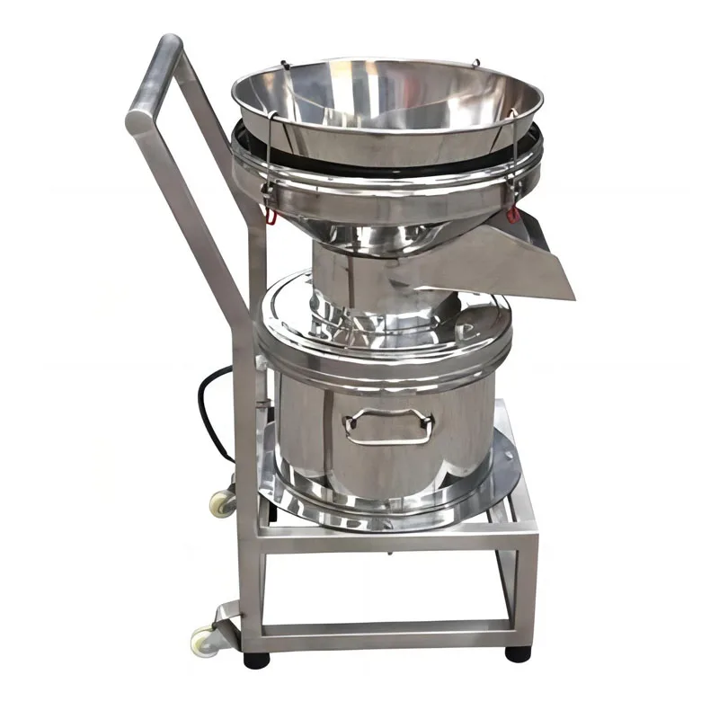 450 Round Filter Vibrating Screen Sieve For Liquid Fruit Vibro Screen Shaker Strainer Machine For Milk Or Soymilk