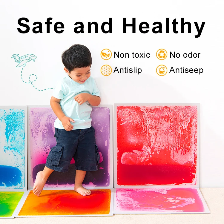 EDUsense Sensory Integration Original Design Relief Stress Anxiety Autism Toys Educational Liquid Floor Tile Sensory Mat
