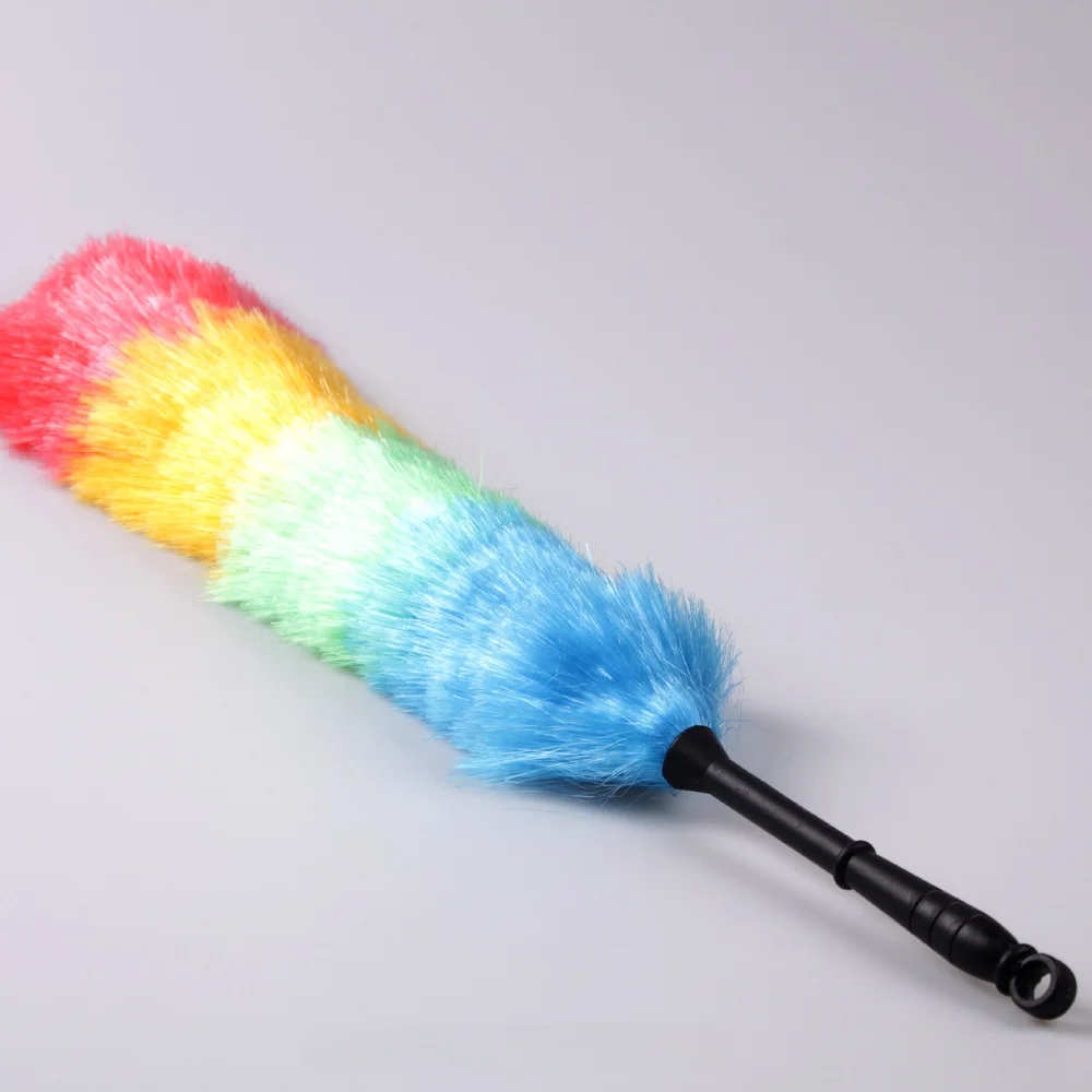 PP Feather Static Duster for Household Cleaning Easy-to-Remove Handle Washable Feature