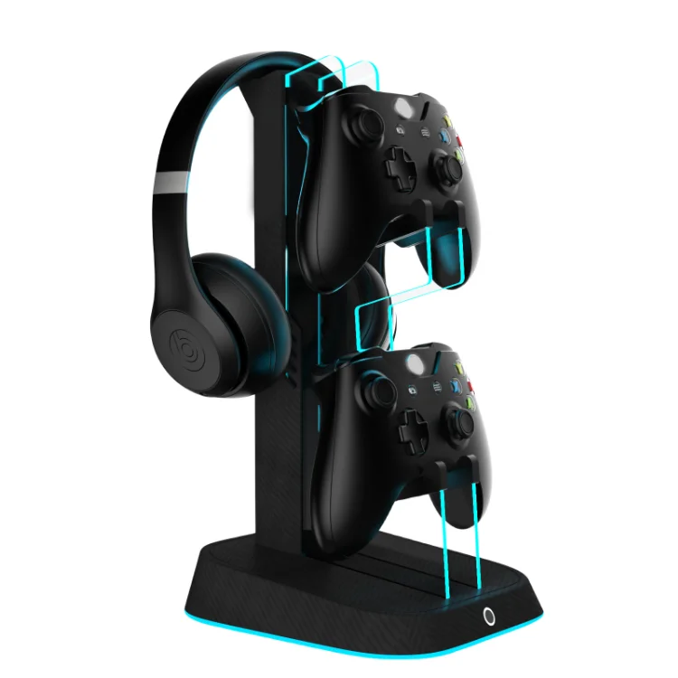Universal game controller stand desktop display holder for Xbox for PS5 for Switch pro game stand with RGB light