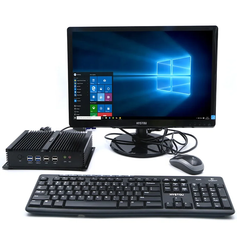 Mini PC Intel Core i5 3317U i3 3217U Win XP Celeron 1037U ITX Industrial Fanless Desktop HD-MI VGA Dual Display Rugged PC AES