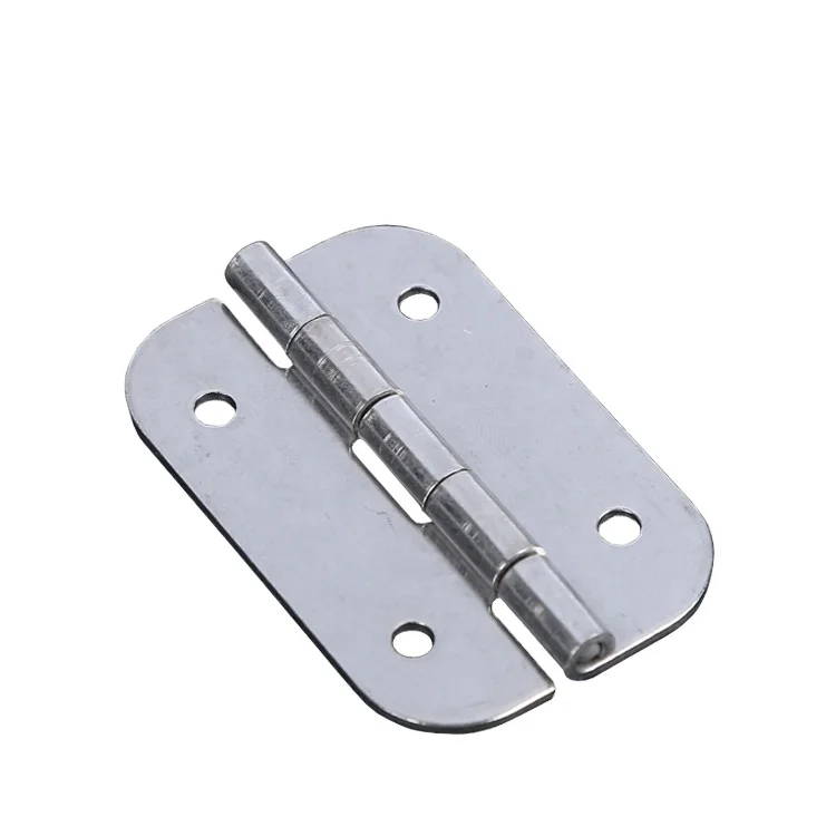 Custom Size High Quality Satin Nickel Iron Round Corner Interior Door Hinge Brushed Nickel