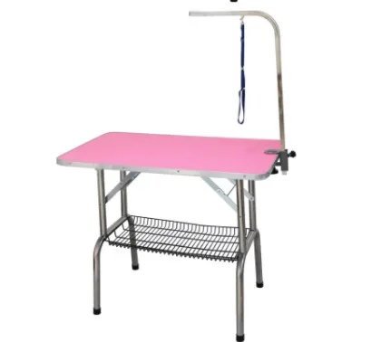 
Pet Dog Grooming Table Small Steel Legs Foldable Adjustable Professional Drying Table 