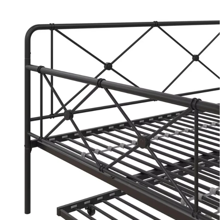 IYANEN Manufacturer fashion single steel metal twin day bed loft sofa bed
