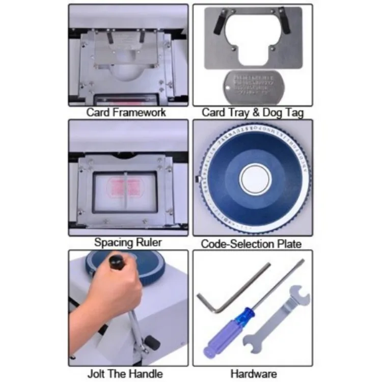 
HD-41D manual name plate embossing machine 