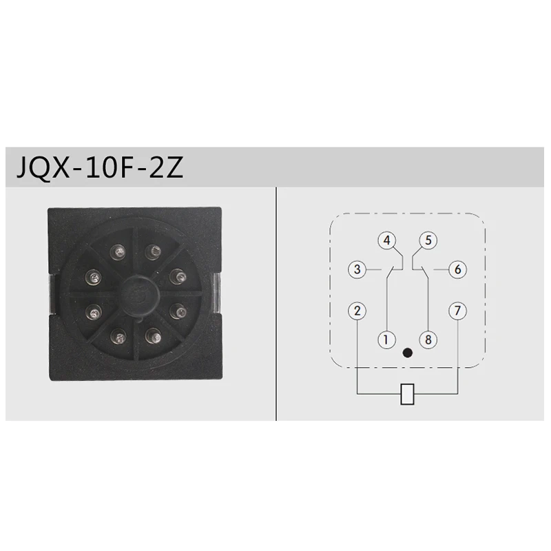 wholesale 100% new CHINT small electromagnetic intermediate relay  JQX-10F/2Z AC220V 8-pin AC general 220V10A 2NO2NC good price
