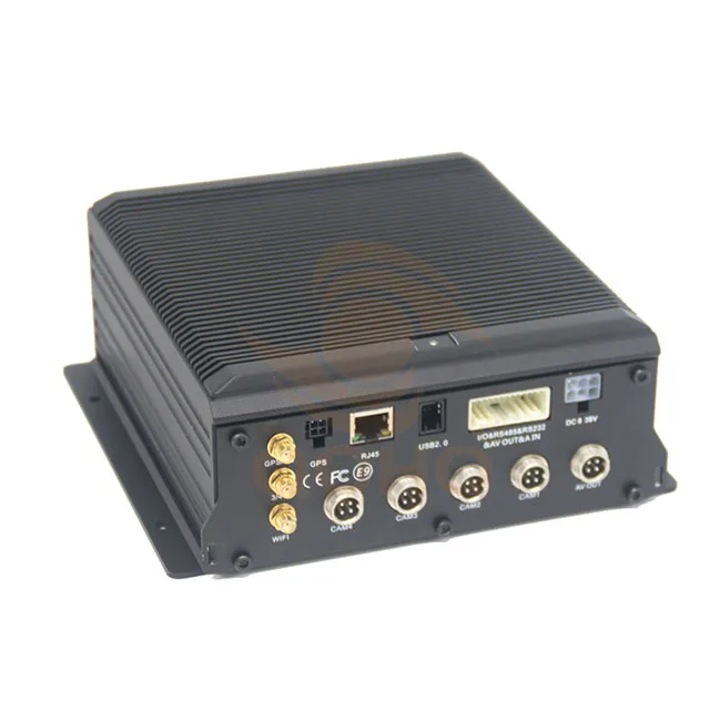 4CH 1080P Mobile Truck HDD SSd DVR 4G LTE GPS Positioning Car DVR