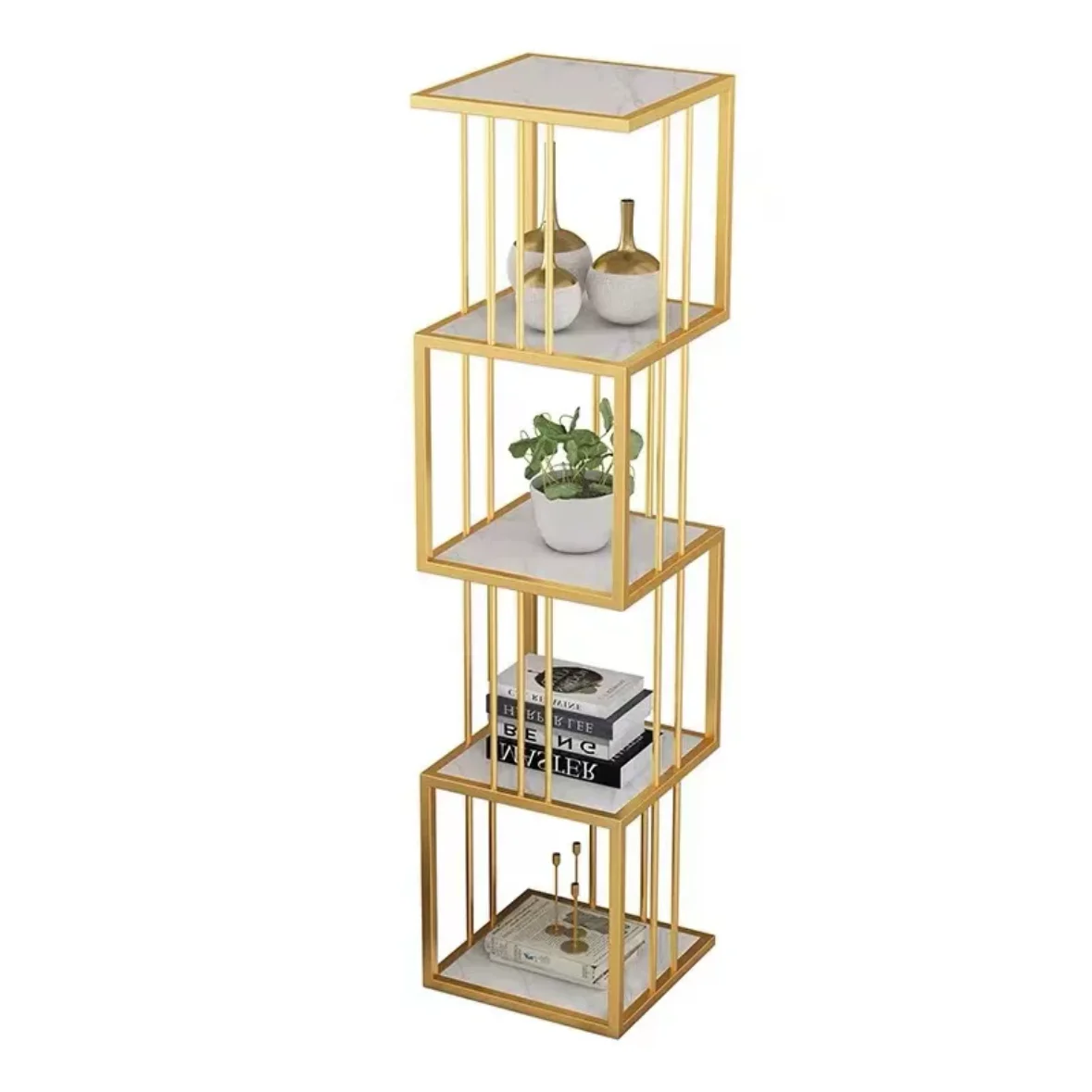 Wholesale Customized High-Quality Living Room Display Rack Stainless Steel Material Exquisite Item Display Cabinet