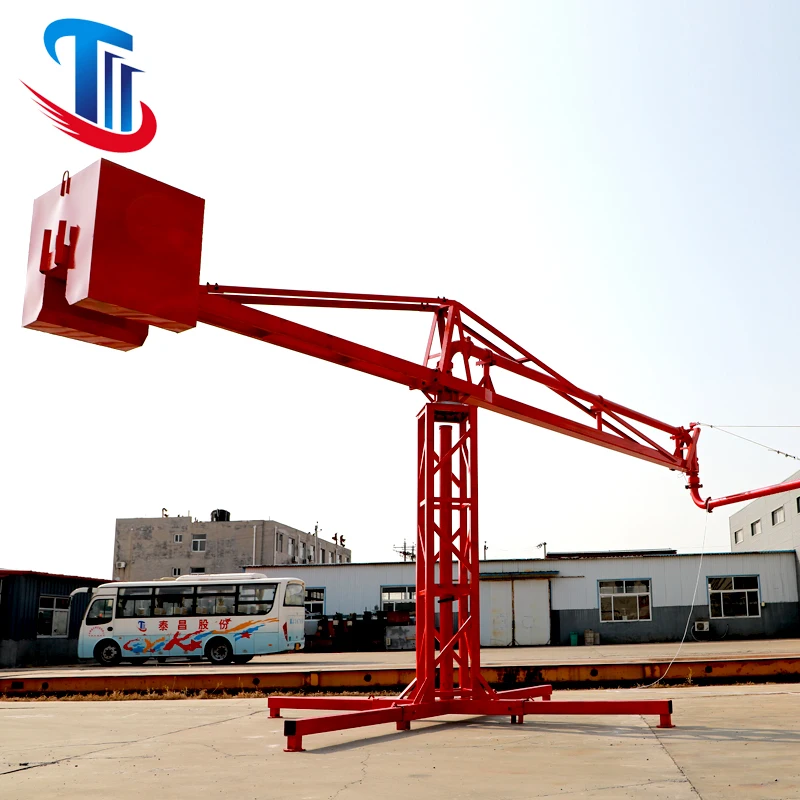 Manual Electric Stationary Concrete Placing Boom