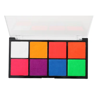 Women Face Paint Private Label UV Glow Neon Water Active Sexy Nude Female Body