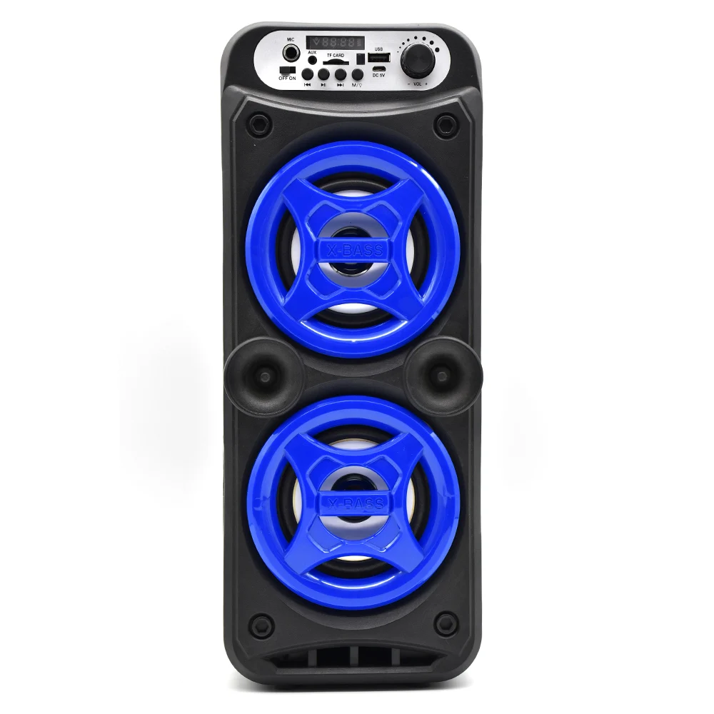 ZQS-4217 4 дюймовый динамик с пультом дистанционного управления с Blue tooth-спикером и светодиодной подсветкой Функция микрофона резонирующей коробки