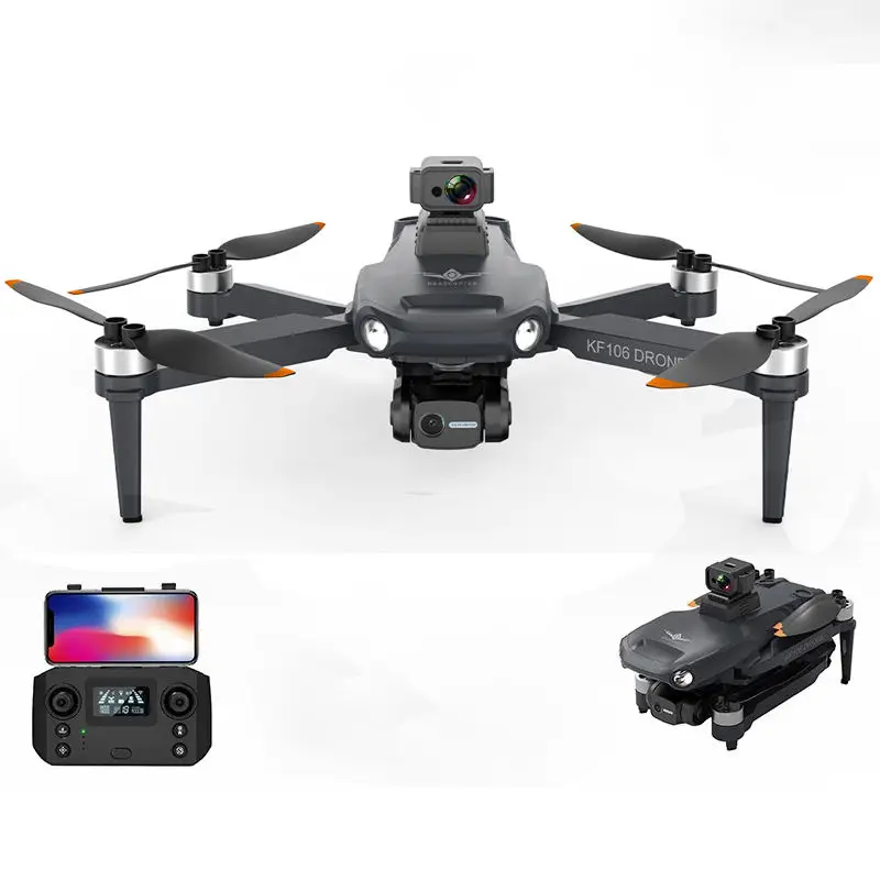 Drone KF106 Professional 3-Axis Gimbal Stabilizer Brushless Motor FPV 4K HD Camera drone light show RC beginner drones