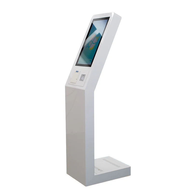 Windows 21.5 inch Self Payment Advertising Display Terminal Stand  thermal printing Touch screen Interactive Information Kiosk