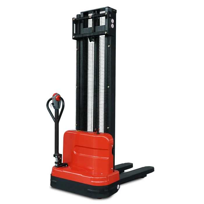 High quality 1400kg electric stacker automatic pallet truck electric stacker forklifts