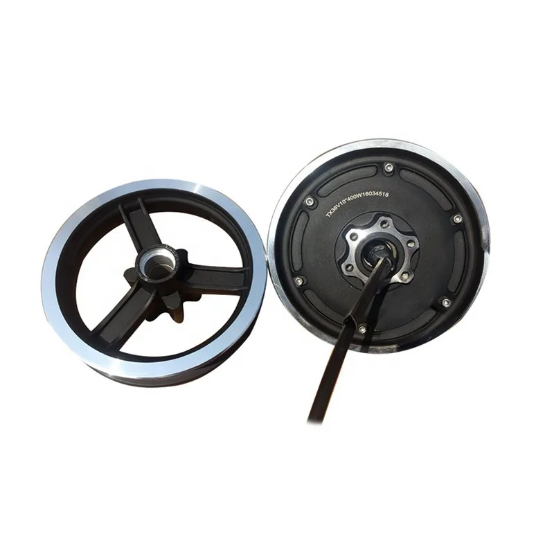 10 Inch 48V 1000W 65km/h Brushless Gearless Hub Motor for Electric Scooter